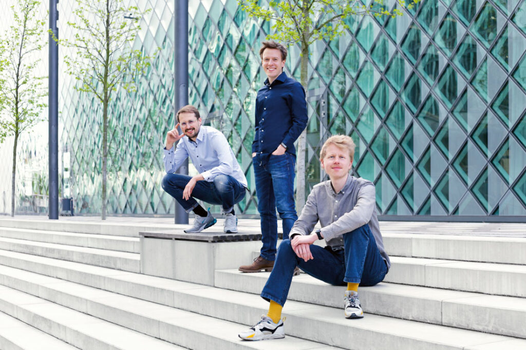 Founders of Aaron.ai: Iwan Lappo-Danilewski, Tobias Wagenführer, Richard von Schaewen