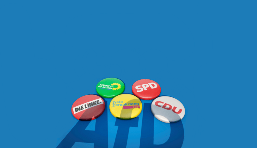 AfD Logo und Logos anderer deutscher Parteien
