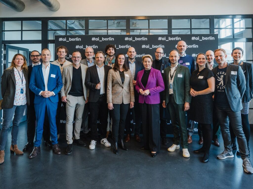 Opening of the AI hub Berlin, group photo