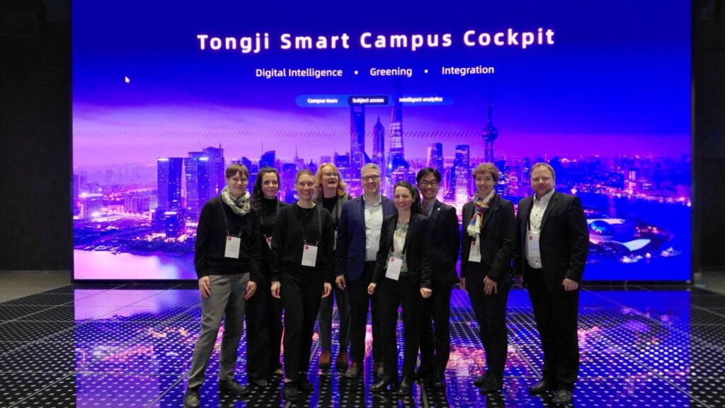 China-Delegation in an der Tongji Universität