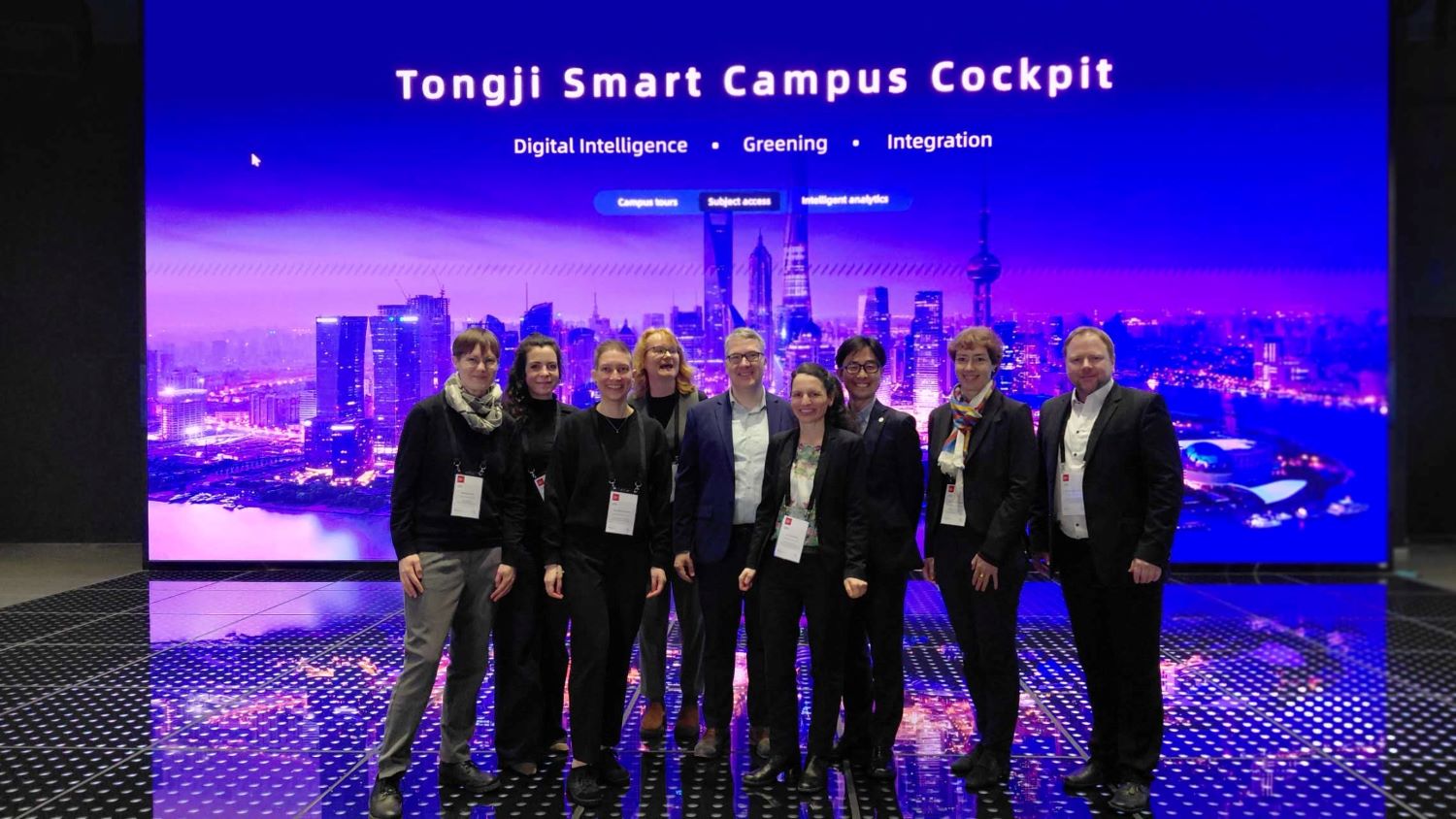 China-Delegation in an der Tongji Universität