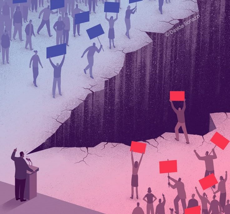 Grafik Political Divide